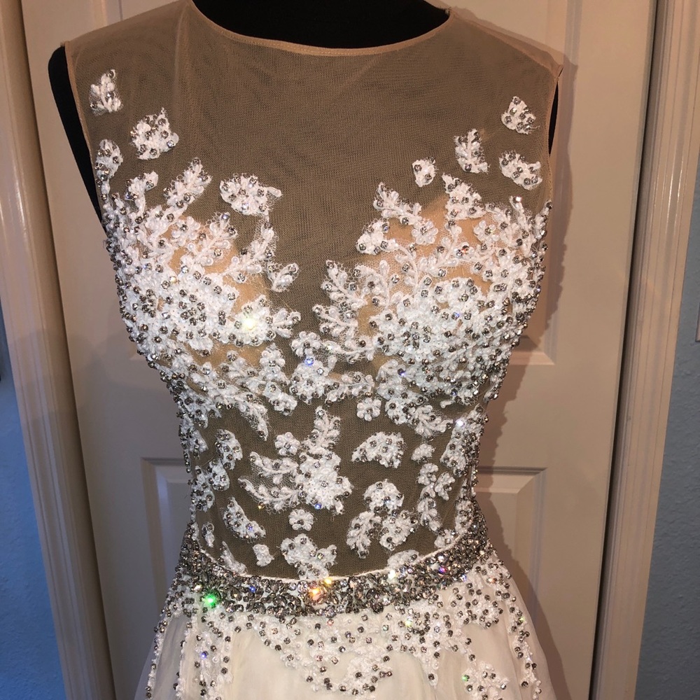 Custom White Gown from Regalia Magnificent Apparel